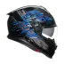 Casco Agv K7 Genesis Matt Black Blue Grey Integrale Per Moto Opaco Visiera Max Pinlock