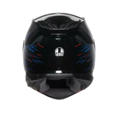 Casco Agv K7 Genesis Matt Black Blue Grey Integrale Per Moto Opaco Visiera Max Pinlock