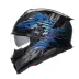 Casco Agv K7 Genesis Matt Black Blue Grey Integrale Per Moto Opaco Visiera Max Pinlock