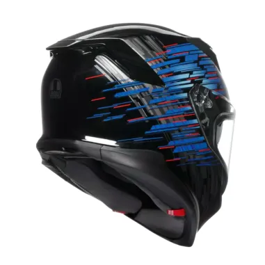 Casco Agv K7 Genesis Matt Black Blue Grey Integrale Per Moto Opaco Visiera Max Pinlock