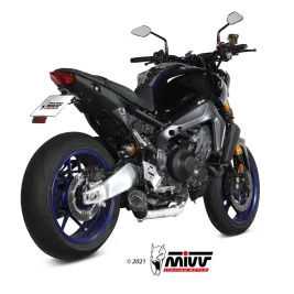 Scarico Completo Mivv Yamaha Mt-09 21 - 2023 Terminale Per Moto X-M5 Inox Nero Racing 2