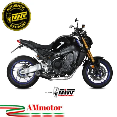 Scarico Completo Mivv Yamaha Mt-09 21 - 2023 Terminale Per Moto X-M5 Inox Nero Racing