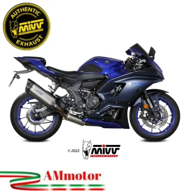 Scarico Completo Mivv Yamaha R7 22 - 2024 Terminale Per Moto SR-1 Titanio