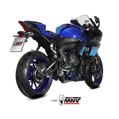 Scarico Completo Mivv Yamaha R7 22 - 2024 Terminale Per Moto Mk3 Carbonio Racing