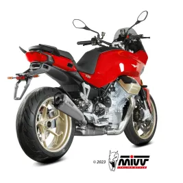 Mivv Moto Guzzi V100 Mandello 22 - 2025 Terminale Di Scarico Delta Race Inox Omologato 2