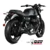 Mivv Moto Guzzi V7 Stone 21 - 2024 Terminali Di Scarico Marmitte HR-1 Inox Nero