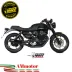 Mivv Moto Guzzi V7 Stone 21 - 2024 Terminali Di Scarico Marmitte HR-1 Inox Nero