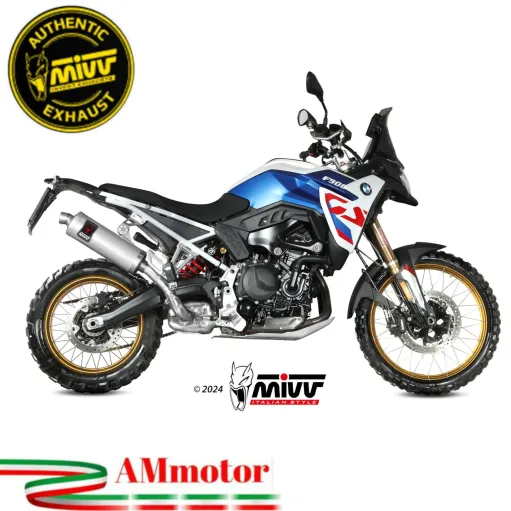 Mivv Bmw F 900 GS 24 - 2025 Terminale Di Scarico Moto Marmitta Dakar Inox Omologato