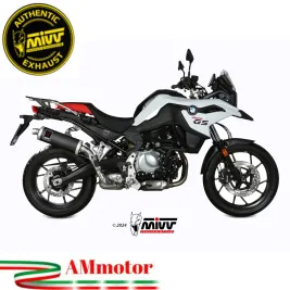 Mivv Bmw F 750 GS Terminale Di Scarico Moto Marmitta Dakar Inox Nero Omologato
