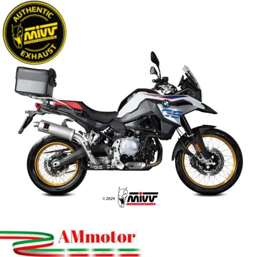 Mivv Bmw F 850 GS Terminale Di Scarico Moto Marmitta Dakar Inox Omologato