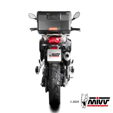 Mivv Bmw F 850 GS Terminale Di Scarico Moto Marmitta Dakar Inox Nero Omologato