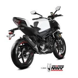 Mivv CF Moto 450NK Terminale Di Scarico Marmitta AK-1 Inox Nero Omologato 2
