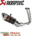 Akrapovic Suzuki Gsx-8S Scarico Completo Per Moto Racing Line In Carbonio