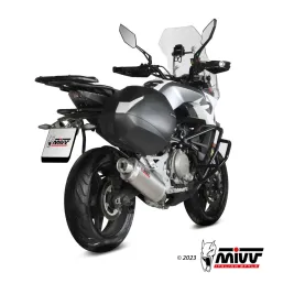 Mivv CF Moto 650MT Terminale Di Scarico Marmitta Ovale Inox 2