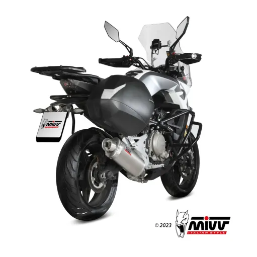 Mivv CF Moto 650MT Terminale Di Scarico Marmitta Ovale Inox