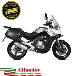 Mivv CF Moto 650MT Terminale Di Scarico Marmitta Ovale Inox