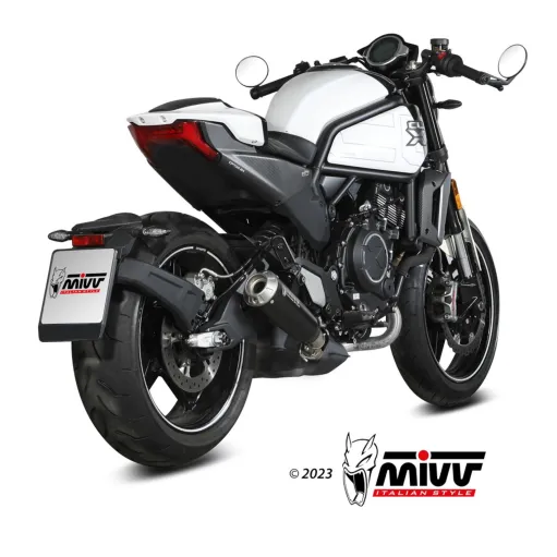 Mivv CF Moto 700 CL-X Terminale Di Scarico Marmitta X-M1 Inox Nero