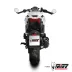 Mivv CF Moto 700 CL-X Terminale Di Scarico Marmitta HR-1 Inox Nero Fondello Alluminio