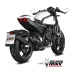 Mivv CF Moto 700 CL-X Terminale Di Scarico Marmitta HR-1 Inox Nero Fondello Alluminio