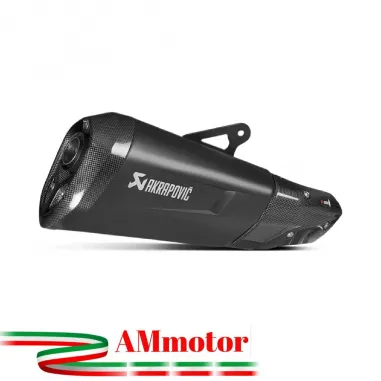 Akrapovic Bmw S 1000 XR 15 2019 Terminale Di Scarico Slip-On Line Titanio Black Moto Omologato Euro 4