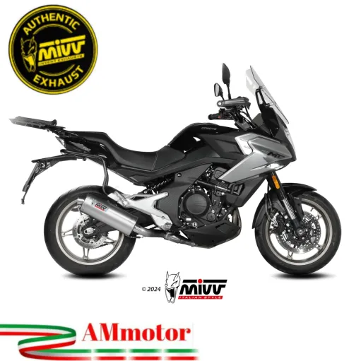 Mivv CF Moto 700MT Terminale Di Scarico Marmitta Ovale Inox