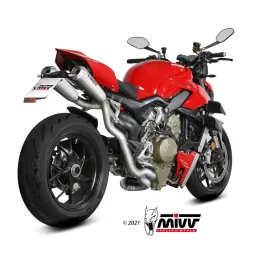 Mivv Ducati Streetfighter V4 20 - 2022 Scarico Completo Per Moto 2 Slip-On Full Titanio 2