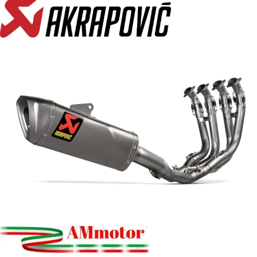 Akrapovic Bmw M 1000 RR Scarico Completo Evolution Line Terminale Collettori Full Titanio Moto
