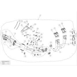 Akrapovic Bmw M 1000 RR Scarico Completo Evolution Line Terminale Collettori Full Titanio Moto 2