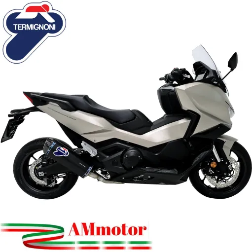 Termignoni Honda Forza 750 Terminale Di Scarico Per Moto In Titanio Nero Omologato