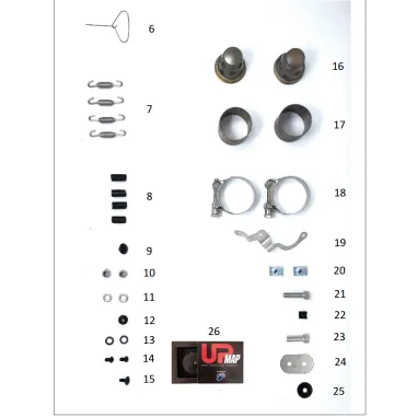 Termignoni Ducati Multistrada V4 21 - 2025 Scarico Completo Moto Titanio Decat UpMap