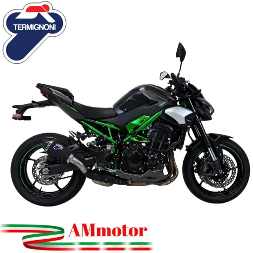 Termignoni Kawasaki Z 900 2025 Terminale Di Scarico Per Moto Relevance Inox Nero Racing