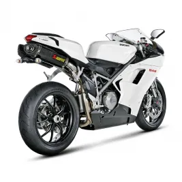 Akrapovic Ducati 848 Terminali Di Scarico Slip-On Line Carbonio Moto 2