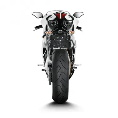 Akrapovic Ducati 848 Terminali Di Scarico Slip-On Line Carbonio Moto