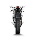 Akrapovic Ducati 848 Terminali Di Scarico Slip-On Line Carbonio Moto