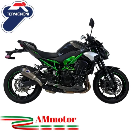 Termignoni Kawasaki Z 900 2025 Terminale Di Scarico Per Moto Relevance Titanio Racing