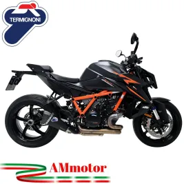 Termignoni Ktm 1390 Super Duke R 24 - 2025 Terminale Di Scarico Per Moto In Titanio Nero Omologato