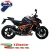 Termignoni Ktm 1390 Super Duke R 24 - 2025 Terminale Di Scarico Per Moto In Titanio Nero Omologato