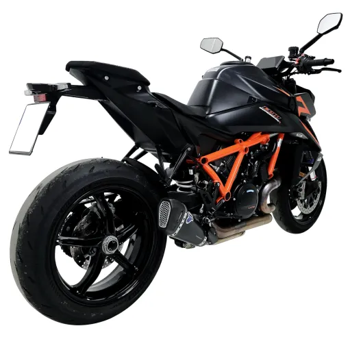 Termignoni Ktm 1390 Super Duke R 24 - 2025 Terminale Di Scarico Per Moto In Titanio Nero Omologato
