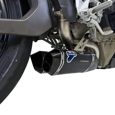 Termignoni Ducati Streetfighter V4 2025 Moto Terminali Di Scarico In Titanio Nero Racing