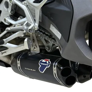 Termignoni Ducati Streetfighter V4 2025 Moto Terminali Di Scarico In Titanio Nero Racing