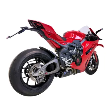 Termignoni Ducati Panigale V4 2025 Terminali Di Scarico Moto In Titanio Nero Racing