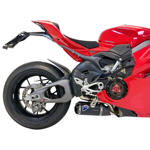 Termignoni Ducati Panigale V4 2025 Terminali Di Scarico Moto In Titanio Nero Racing