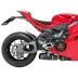 Termignoni Ducati Panigale V4 2025 Terminali Di Scarico Moto In Titanio Nero Racing