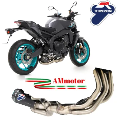 Scarico Completo Termignoni Yamaha Mt-09 21 - 2025 Moto Terminale GP2R Titanio Nero Racing