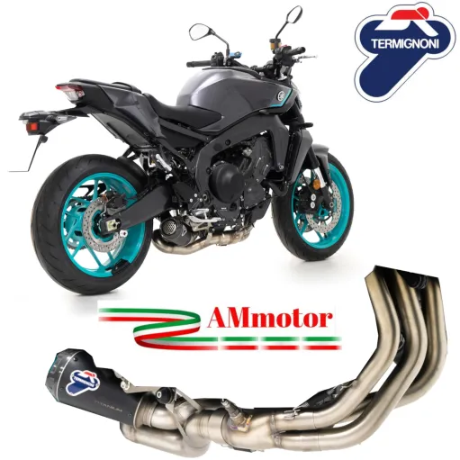 Scarico Completo Termignoni Yamaha Mt-09 21 - 2025 Moto Terminale GP2R Titanio Nero Racing
