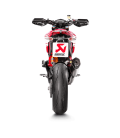 Akrapovic Ducati Hypermotard 821 Terminale Di Scarico Slip-On Line Titanio Moto Omologato