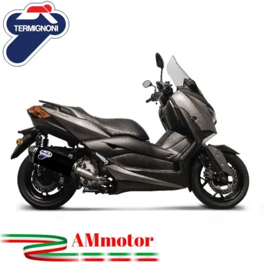 Termignoni Yamaha Xmax 300 17 - 2020 Terminale Di Scarico Scream Titanio Nero Moto Scooter