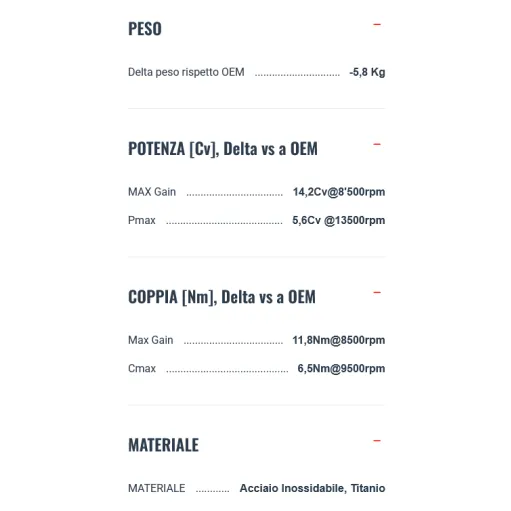 Scarico Completo Termignoni Bmw S 1000 RR 19 - 2025 Moto Terminale GP2R Titanio