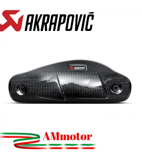 Paracalore Akrapovic In Fibra Di Carbonio Per Ducati Hypermotard 939 Moto
