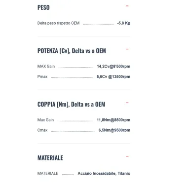 Scarico Completo Termignoni Bmw S 1000 RR 19 - 2025 Moto Terminale GP2R Titanio Nero